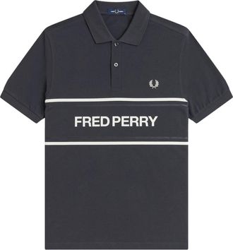 Fred Perry M2465 Graphic Polo - Heren - Polos - Zwart - XL - Katoen - Tops