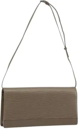 Louis Vuitton Pre-owned Shoulder Bags, female, Gray, Size: ONE SIZE Pre-owned Shoulder Bag