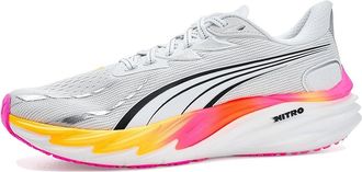Puma Velocity Nitro 4 Running Shoes Womens Shoes White/Glowing Red/Poison Pink : 10.5 B - Medium, Textile