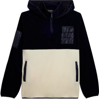 Freddy Felpa half-zip a blocchi di colore con dettagli rip-stop