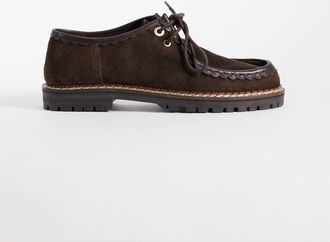 Bronx scarpe stringate Sor-aya color caff&egrave;-Marrone
