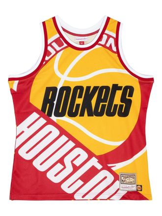 Mitchell & Ness Big Face NBA Houston Rockets tank top - Yellow