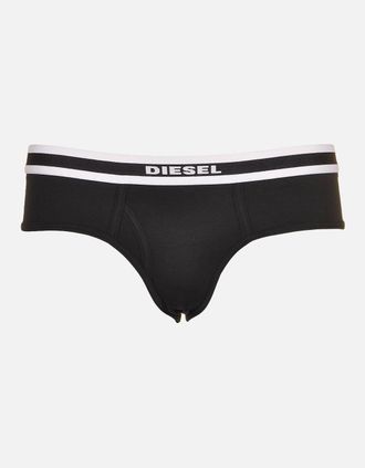 Diesel Womens OXY-V Cotton Brief, Black - Size: 10