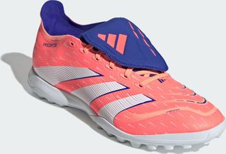 adidas adidas Performance Unisex Predator League Fold-Over Tongue Turf Boots - Orange - Size UK 11.5