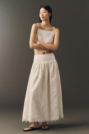 En Saison Analise Eyelet Maxi Skirt