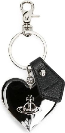 Vivienne Westwood Accessoires, Dames, Zwart, ONE Size, Leer, Sleutelhanger