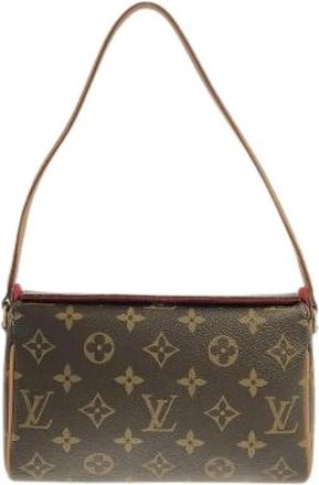 Louis Vuitton Pre-owned Monogram Recital Schoudertas - Dames - Vintage Schoudertas - Bruin - ONE Size - Vintage