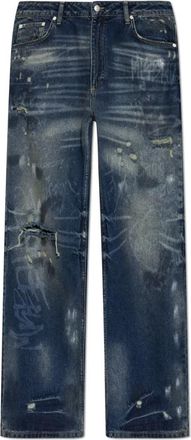 Misbhv Jeans met vintage-effect - Heren - Regular Fit Jeans - Blauw - W30 - Katoen - Jeans