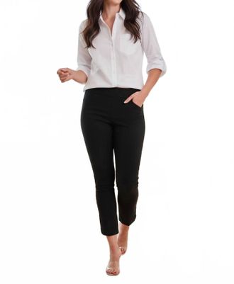 Tribal Flatten It Pull-On Ankle Pants In Black