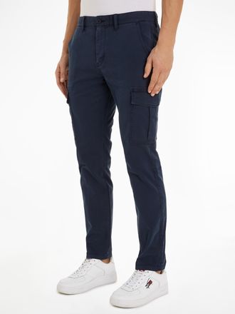 Tommy Jeans Cargohose TOMMY JEANS TJM AUSTIN LIGHTWEIGHT CARGO, Herren, Gr. 30, L&auml;nge 34, blau (schwarz night navy), Web, Obermaterial: 98% Baumwolle, 2% Elasthan