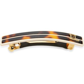 France Luxe Small Stripe Barrette in Tokyo/Ivory at Nordstrom