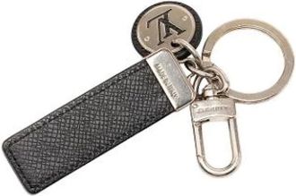 Louis Vuitton Pre-owned Accessories, female, Black, Size: ONE SIZE Pre-owned Leather Key Holder