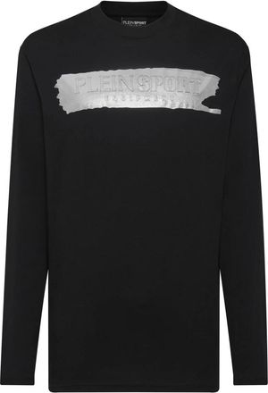 Plein Sport Heren, Tops, Zwart, Maat: 2XL Katoen