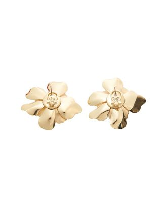 Carolina Herrera Cz Flower Stud Earrings