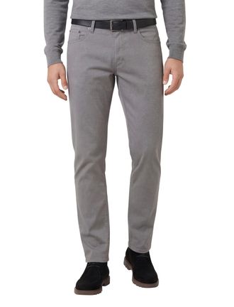 Brax Brax Pantalon 5-p grijs katoen effen