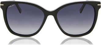 Polar GOLD 105 Polarized 77 Womens Sunglasses Black Size 56