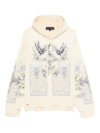 Who Decides War by Ev Bravado Ascension hoodie - men - Cotton - M - Yellow