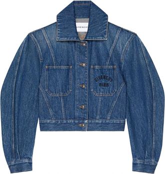 Givenchy Cocoon Jacket - Dames - Spijkerjassen - Blauw - M - Katoen - Jassen