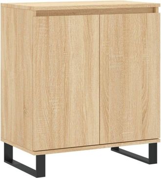 vidaXL Vidaxl - Aparador de madera contrachapada roble Sonoma 60x35x70 cm