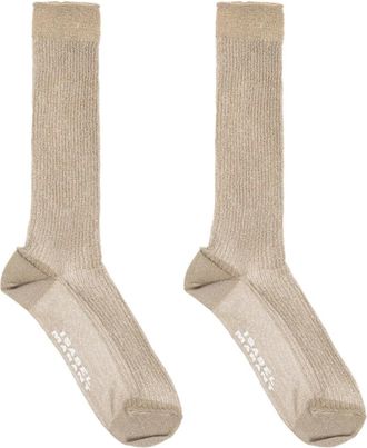 Isabel Marant Calzini con decorazione - Toni neutri