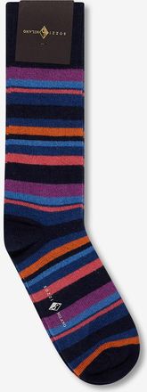 Sozzi Milano Gestreifte Socken aus Kaschmirmix