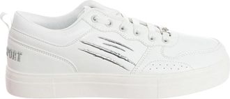 Plein Sport Sportieve Mid-Top Sneakers - Heren - Skateschoenen - Wit - 41 EU - Leer - Fitness