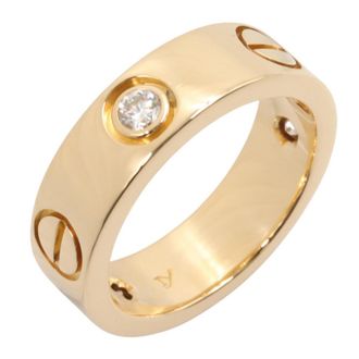 Cartier Gold Clear Yellow Gold (18K) Band Ring (Pre-Owned)