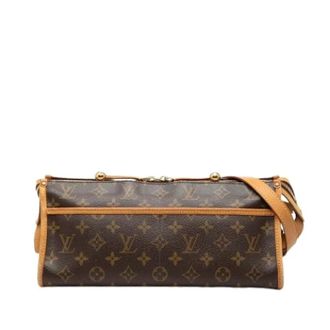 Louis Vuitton Pre-owned Shoulder Bags, female, Brown, Size: ONE SIZE Pre-owned The Popincourt Long