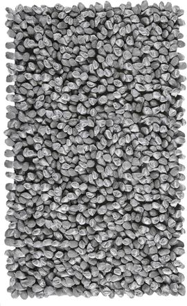 Aquanova Luxuriöser Badteppich Rocca 60 x 100 cm, Silbergrau
