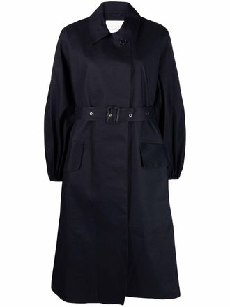 Cecilie Bahnsen Trench Helen con cintura - Nero