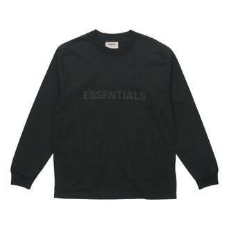 Fear of God FW20 SS20 Boxy Long Sleeve T-Shirt Black FOG-SS20-400