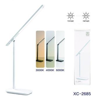 Trade Shop Trade Shop Traesio - Trade Shop - Lampada Led Scrivania Ricaricabile Usb Da Tavolo Touch 3 Modelos Luce Xc-2685