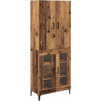 vidaXL vidaXL Credenza Legno vecchio 69,5 x 34 x 180 cm Legno multistrato