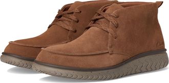 Clarks Mens RelaxLite Moc Ankle Boot, Cola Suede, 6.5 UK