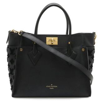 Louis Vuitton Pre-owned Vintage Canvas Shoulder Bag - Dames - Pre-owned - Zwart - Maat: ONE Size Leer