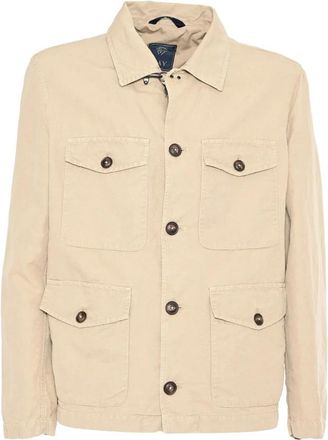 Fay Explorer Jacket - Heren - Zomerjassen - Beige - XL - Jassen