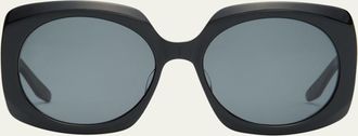 Barton Perreira x Sarah Hoover Delia Acetate Square Sunglasses