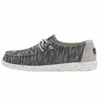 Hey Dude Womens Wendy Sox Shoe In Dark Grey