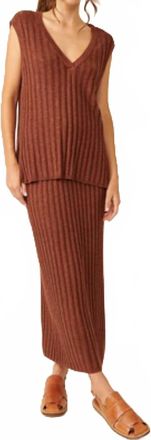 Free People Veda Sweater Set In Brown