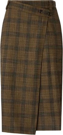 Pinko Pinko, Rokken, Dames, Bruin, XS, Midi Rokken