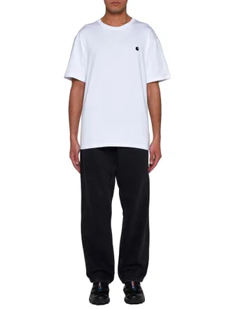 Carhartt Work in Progress Logo-Embroidered Cotton T-Shirt - White