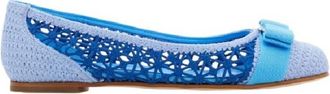 Ferragamo Ferragamo Varina Crochet Ballet Flats, Size 7 C