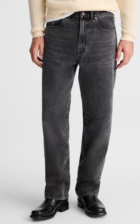 Madewell The 1991 Loose Straight Leg Jeans in Mayde Wash at Nordstrom, Size 31 X 32