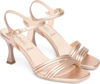 Nero Giardini Ankle Strap Sandal in Gold at Nordstrom, Size 10Us