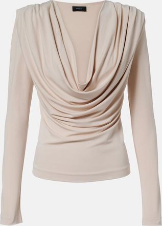 Wardrobe.NYC Top de jersey drapeado