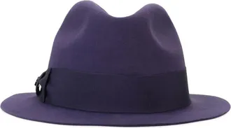 Loro Piana Fedora in cashmere e feltro - Viola