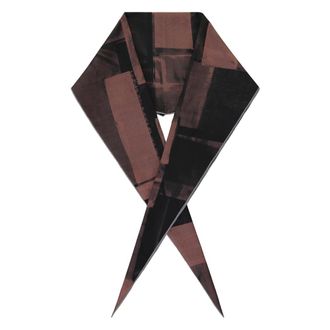 Ermenegildo Zegna Pointed Profile Scarf - male - Zegna - Scarves - Brown - ONE SIZE - Accessories