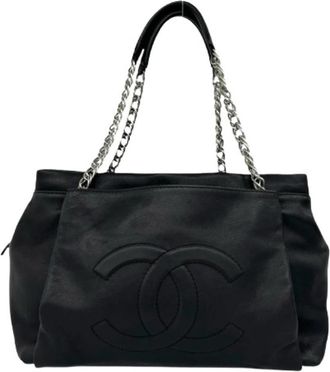 Chanel Pre-owned Caviar Tote Bag - Dames - Vintage Shopper - Zwart - ONE Size - Vintage