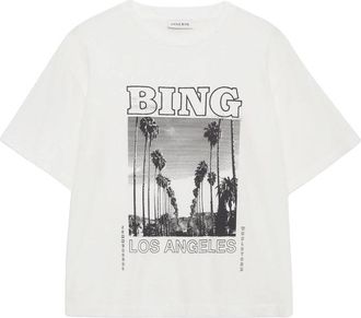 Anine Bing T Shirt Bianco-Donna
