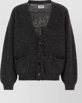 Magliano wool cardigan v neck long sleeves